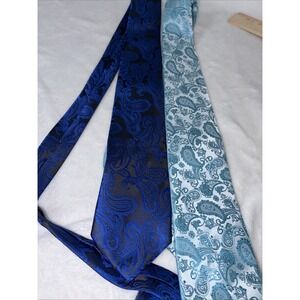 Kiss Paisley Ties Lot Of 2 Microfiber Traditional Business Professional
